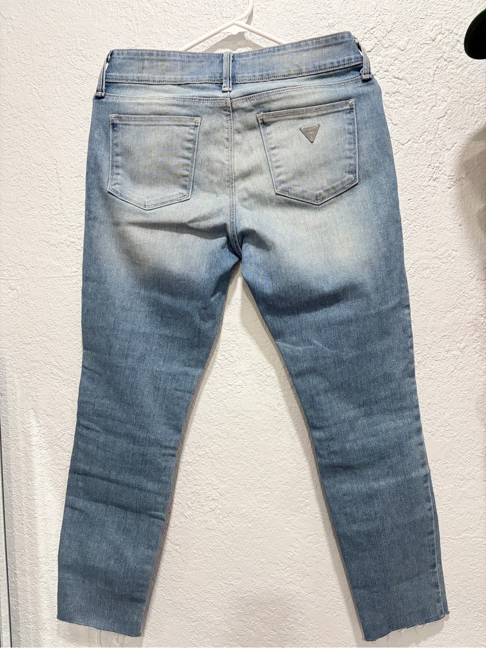 Guess Light Blue High-Rise Ankle Jeans - Picture 2 of 5